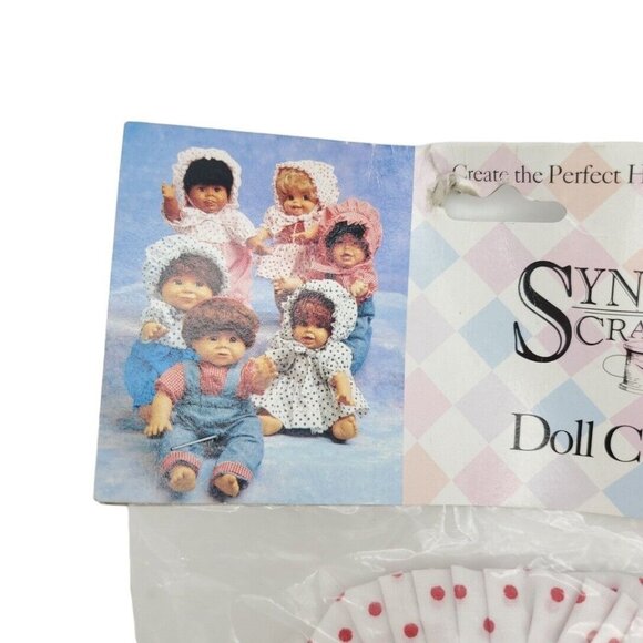 Vintage Syndees's Red White Polka Dot Doll Dress w/ Bloomer for 10 inch NEW 1994 - Picture 2 of 4